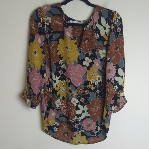 Floral Women's Top - Multicolor - Picture 1 of 11